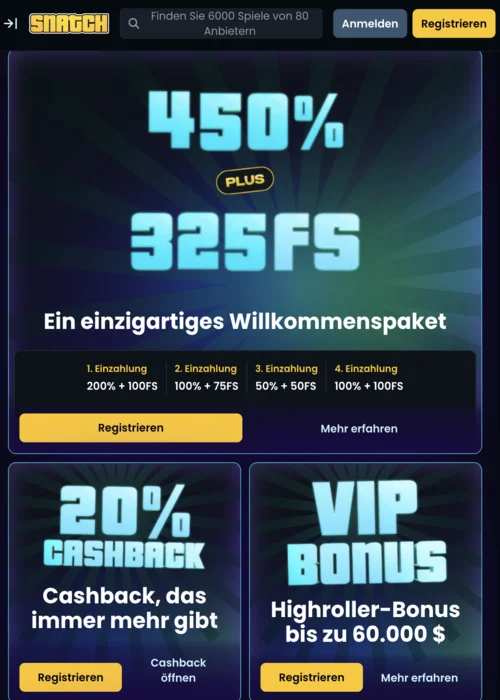 Bonusart Snatch Casino